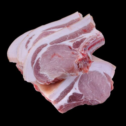 Cotlet de porc cu os și șoric